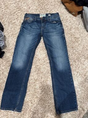 Ariat Men’s Dark Blue Slim Straight Jeans